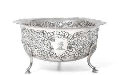 A Victorian or Edward VII Irish Silver Bowl by West and Sons, Dublin, Circa 1900