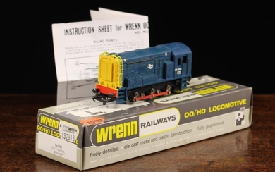 A Wrenn ''DUNLOP'' Yellow Class 08 Tank 0-6-0DS Locomotive W2243 repainted in British rail blue, wit