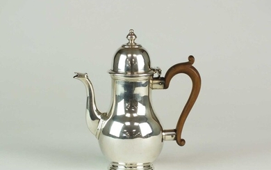A bachelors silver coffee pot