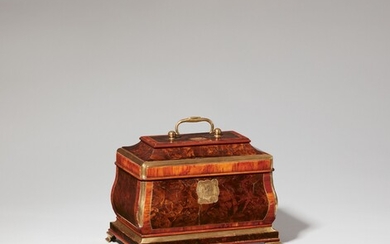 A bombé form box by Abraham Roentgen