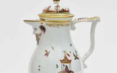 A coffee pot Meissen, circa 1730/1740