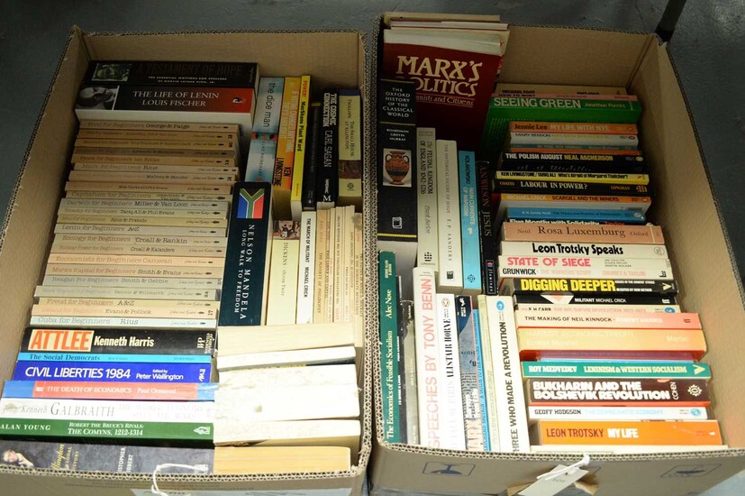 A collection books.
