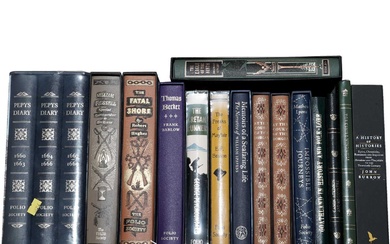 A collection of Folio Society and other hardback books