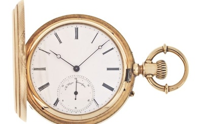 A good third quarter 19th century gold pocket watch by A. Ulysse Grandjean
