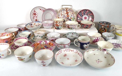 A group of 19th century and later porcelain and ceramics...