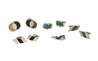 A group of Antonio Pineda mixed-metal and hardstone jewelry