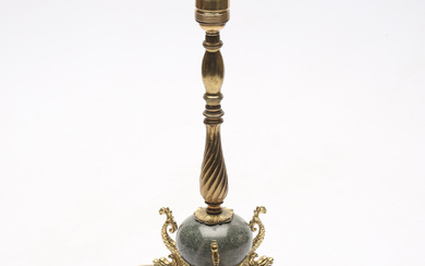 A late Empire style table lamp, 20th century.