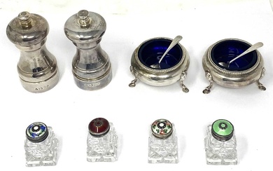 ASSORTED CONDIMENT SILVER, 20TH CENTURY