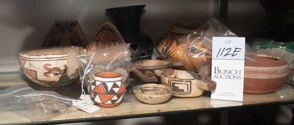 Acoma and Oaxacan Pottery Pieces