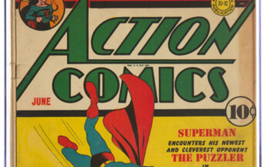 Action Comics #49 (DC, 1942) CGC VG+ 4.5 Cream...