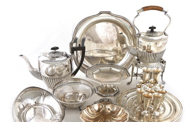 American Sterling Silver and Plated Tablewares (20pcs)