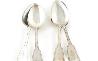 American coin silver spoons, of Southern interest (4pcs)