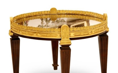 An Exquisite 19th C. French Empire Bronze Plateau/Table