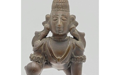 An Important Vijayanagar Bronze Krishna Figure 17-18 C