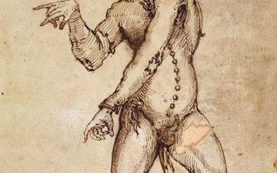 Anonimo, XIX sec., Figura danzante