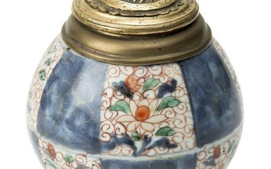 Antique Chinese Ginger Jar in Gilded bronze and