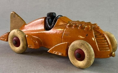 Antique Hubley Cast Iron Race Car