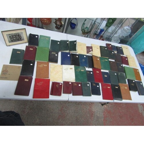 Antique manuscripts collection of diaries related to William...