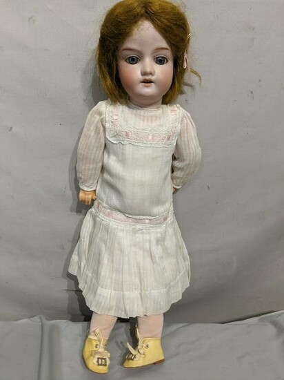 Armand Marseille A&M 390 Bisque Doll of Girl in Dress