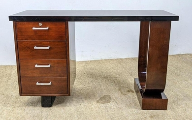 Art Deco Desk with Arched side. Paul Frankl Style. High