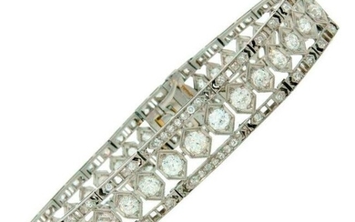 Art Deco Tiffany & Co. Diamond Platinum Bracelet