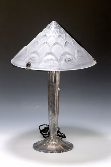 Art Deco table lamp, Maurice Dufrene Pierre D'Avesn,...