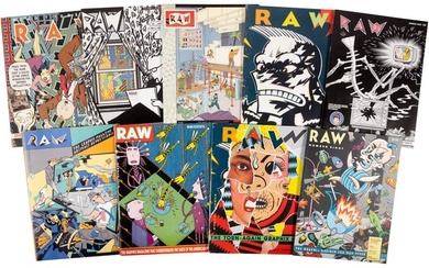Art Spiegelman * RAW Vol. 1 Complete Set with One Shots & Read Yourself RAW