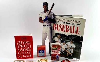 Assorted Baseball Memorabilia (Baseball Cards, Cracker Jack, Tickets and More)