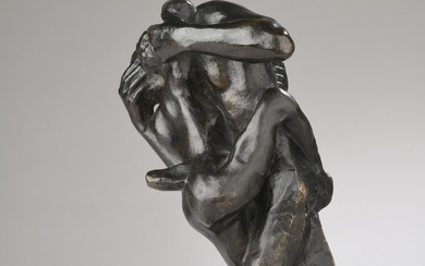 Auguste Rodin (1840-1917) Le péché, vers 1895-1898 ? Épreuve en bronze à patine noire nuancée...