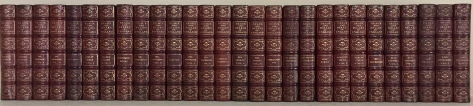BEAUX AND BELLES OF ENGLAND - (28 VOLUMES)