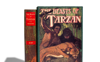 BURROUGHS, EDGAR RICE. 1875-1950. The Beasts of Tarzan. Chicago A.C. McClurg & Co., 1916.