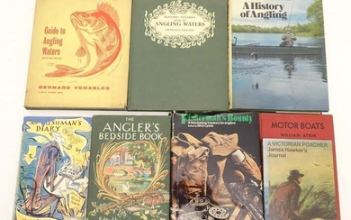 Books: A quantity of books on the subject of angling