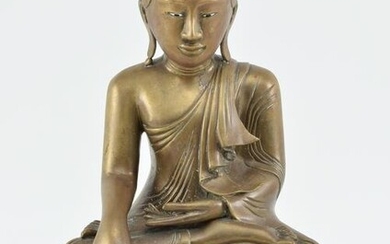 Bronze buddha. Burma. Mandalay style. 19th/early 20th