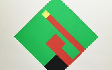 Bruno Munari (1907 - 1998) NÉGATIF-POSITIF lithographie, 61,5x45,5 cm ; d.a. XIII - XX signature...