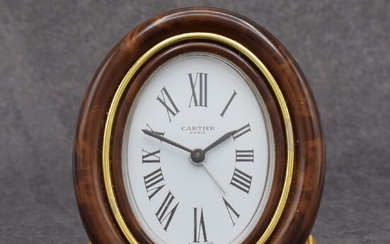 CARTIER Paris table alarm clock, Switzerland 1980´s, manual...