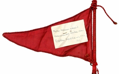 Car pennant used: '… when I commanded Western Force Egyptian Expeditionary Force 1916'. In sca...