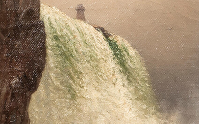 Carleton Wiggins (1848-1932) Roaring Waterfall