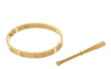 Cartier Diamond and 18K Love Bracelet