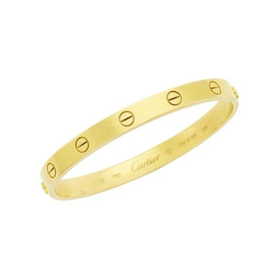 Cartier Gold 'Love' Bangle Bracelet