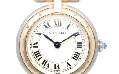 Cartier Panthere SM Watch Stainless Steel 1057920 Quartz Ladies CARTIER 2 Row Overhauled