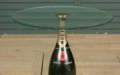 Champagne Bottle Side Table