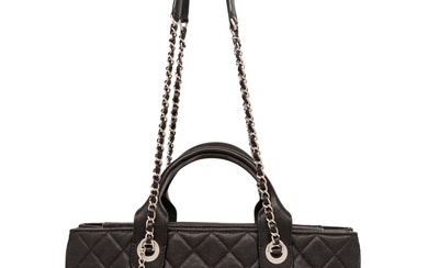 Chanel Black Quilted Caviar Tote, 2018