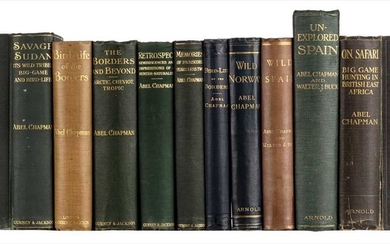 Chapman (Abel). On Safari, 1st edition, 1908, & 9 other Chapman titles
