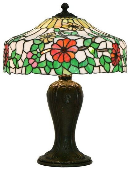 Chicago Mosaic Floral Table Lamp