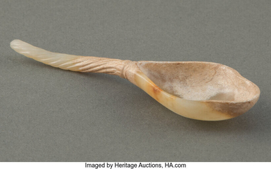 Chinese Archaistic Jade Spoon