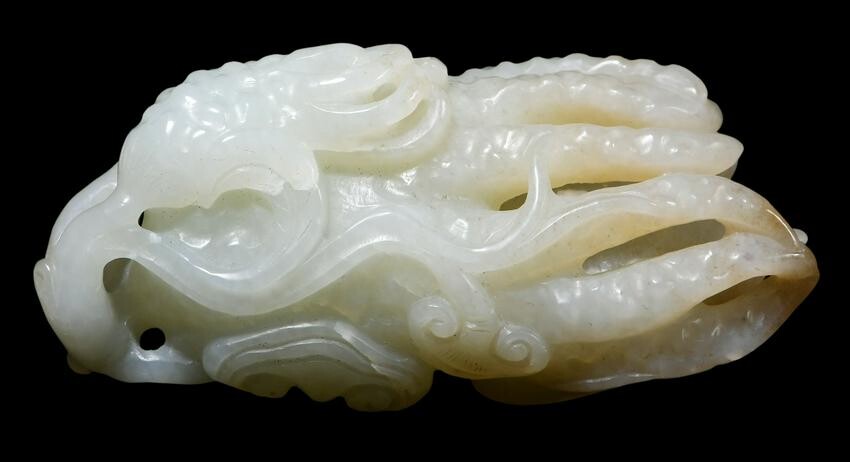 Chinese Carved Jade Buddha's Hand Citron