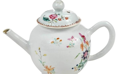 Chinese Export Famille Rose Teapot