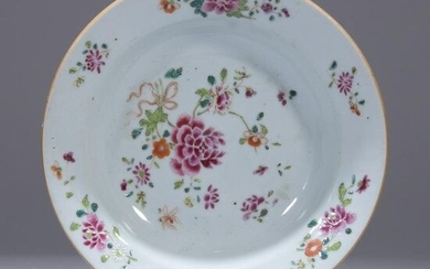 Chinese Famille Rose Porcelain Plate 18th Century