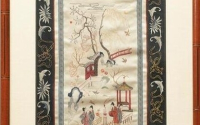 Chinese silkwork painting