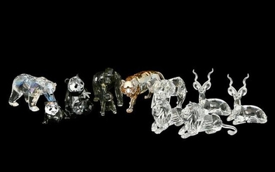 Collection of Swarovski Crystal Figures, Wildlife.